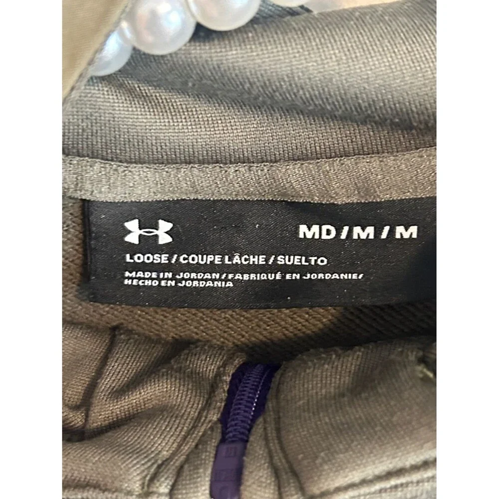 Under Armour Northwestern Wildcats Camo Freedom Quarter-Zip Hoodie Medium
